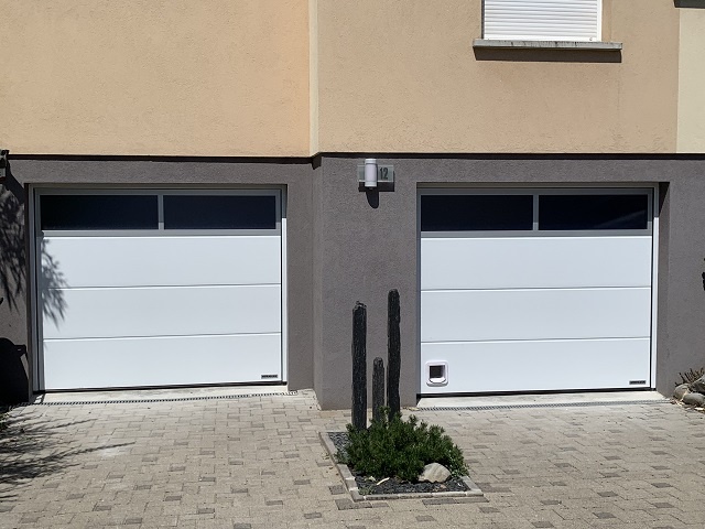 Exemple réalisation porte de garage par fermeture Biechel