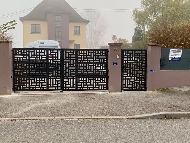 exemple de réalisation de portail - Fermetures Biechel
